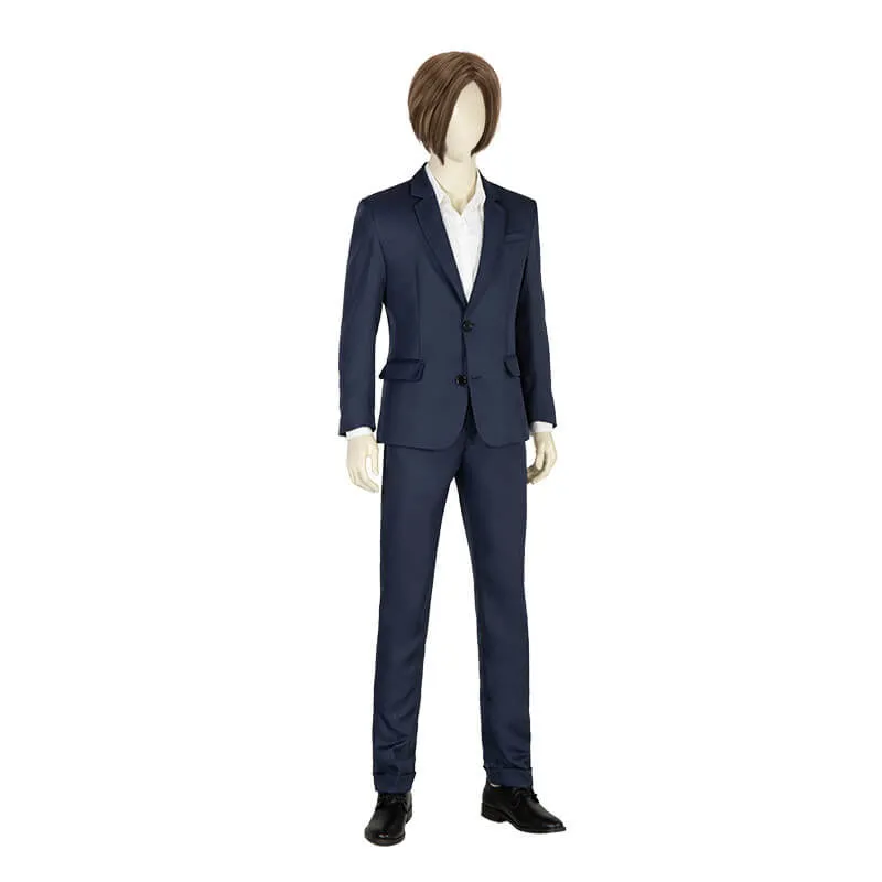 Resident Evil: Infinite Darkness Leon Jacket Uniform Cosplay Costumes Wigs