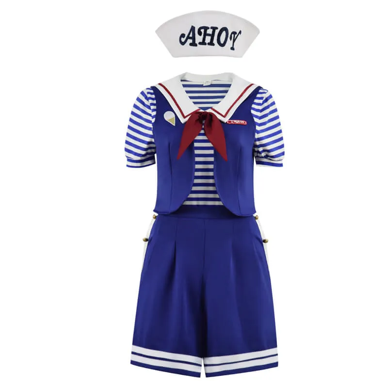 Robin Scoops Ahoy Costume Stranger Things 3 Robin Halloween Cosplay Costume ACcosplay