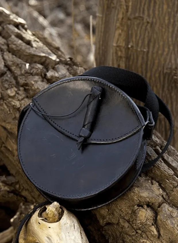 Round Leather Bag