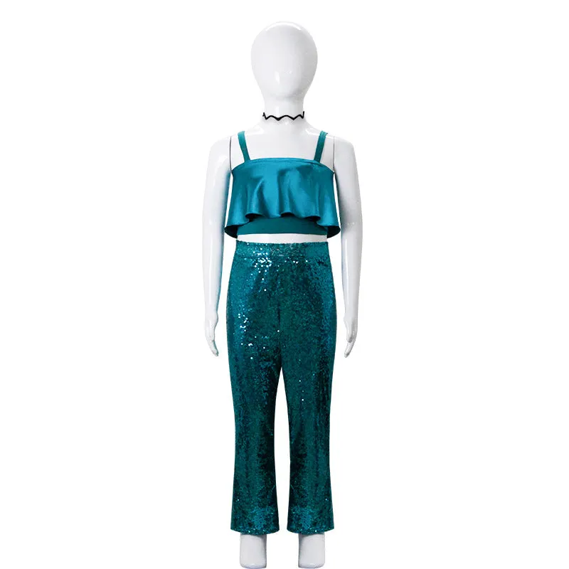 Ruby Gillman Teenage Kraken Cosplay Costume Girls Vest Pants Halloween Performance Suit