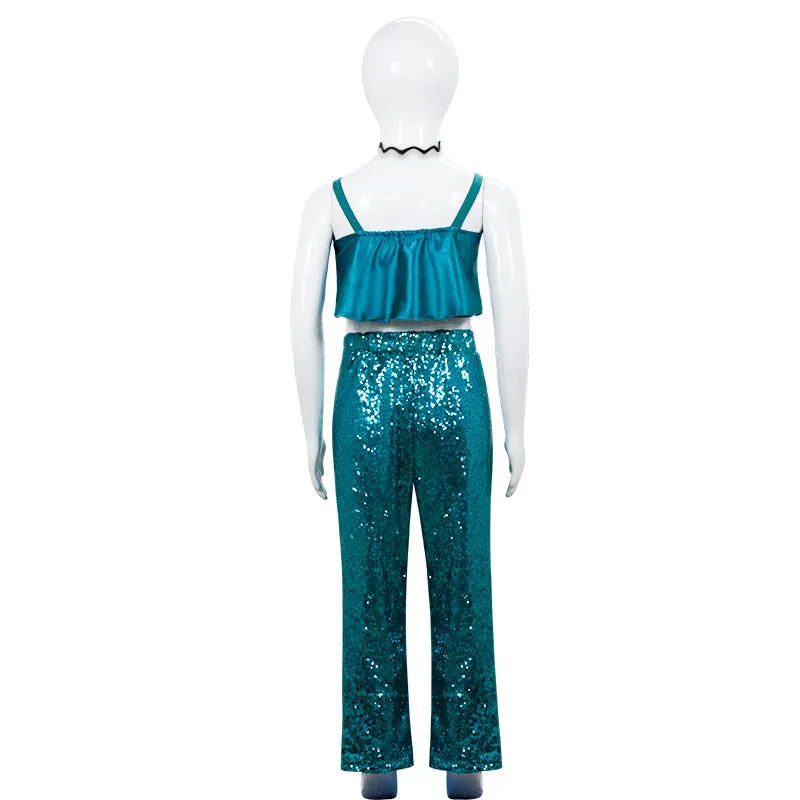 Ruby Gillman Teenage Kraken Cosplay Costume Girls Vest Pants Halloween Performance Suit
