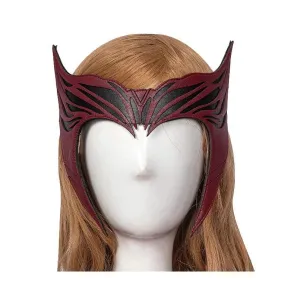 Scarlet Witch Wanda Vision Costume Mask | Superhero Cosplay Mask Headwear