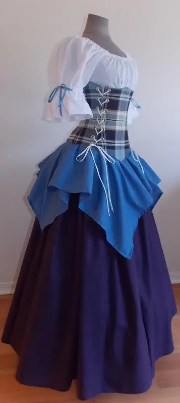 Scottish Plaid Highlander Lass