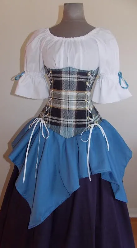 Scottish Plaid Highlander Lass