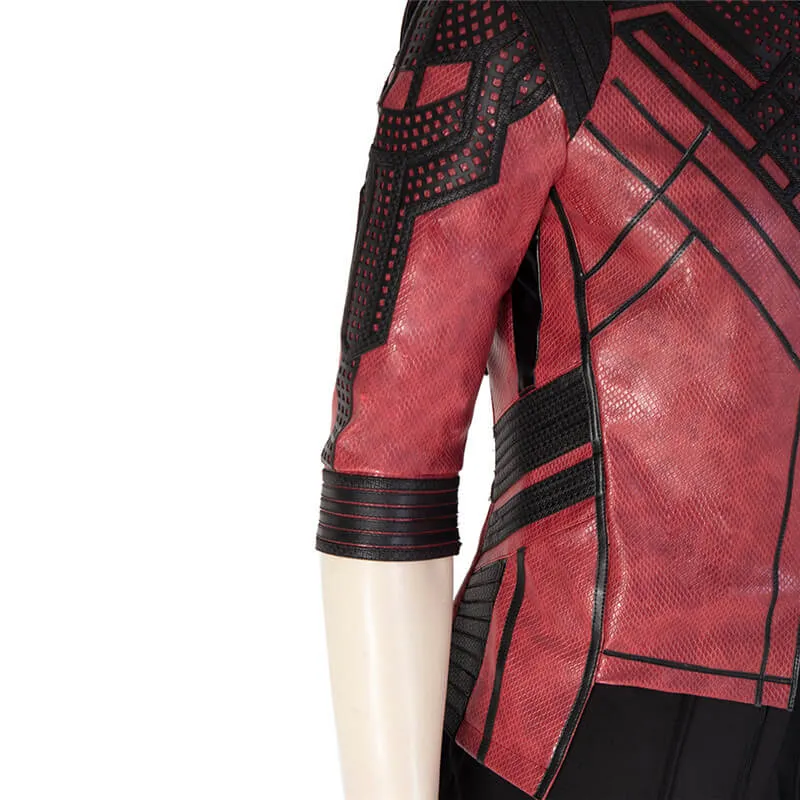 Shang Chi Costumes Red Jacket Master of Kung Fu Cosplay Outfit for Halloween ACcosplay