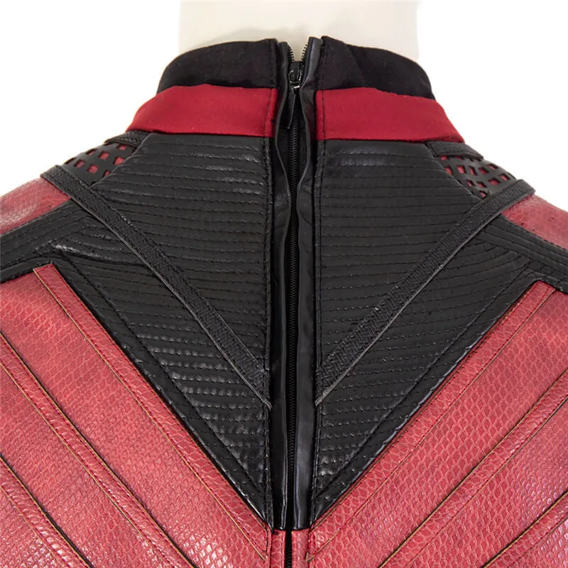 Shang Chi Costumes Red Jacket Master of Kung Fu Cosplay Outfit for Halloween ACcosplay