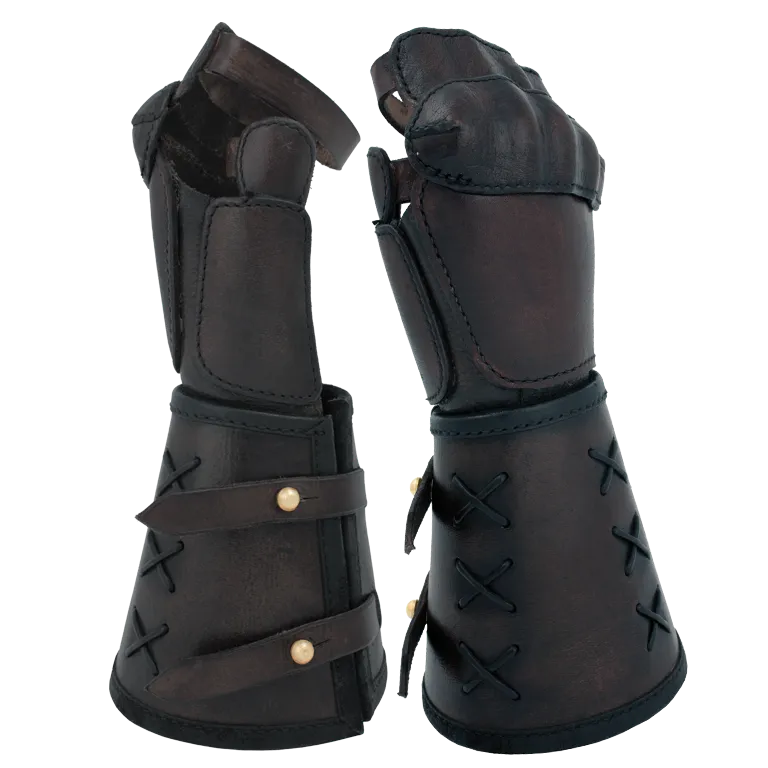 Single Leather Gauntlet