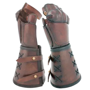 Single Leather Gauntlet