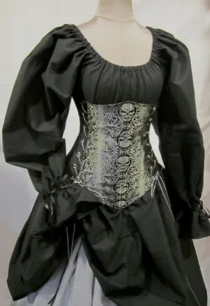 Skull Pirate Under-bust Corset