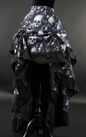 Skulls Layer Bustle Skirt