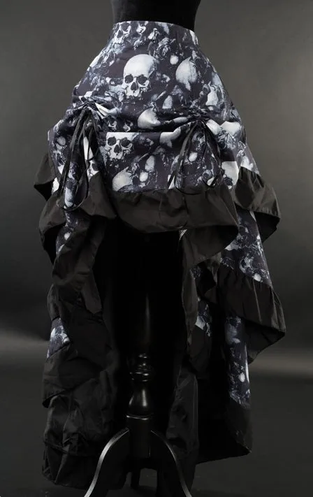 Skulls Layer Bustle Skirt