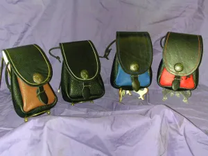 Small Leather Belt Pouch