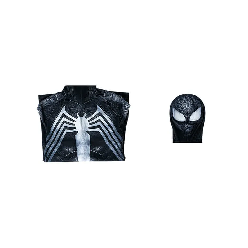 Spider-Man 2 Venom Symbiote Black Suit Cosplay Bodysuit Top Level