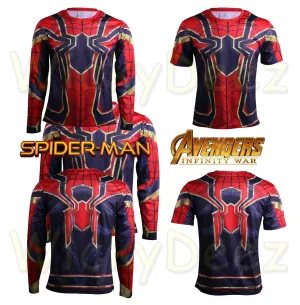 Spider-Man 3D 2018 Avengers Infinity War T-Shirt Spiderman Cosplay Long & Short Sleeve Shirt
