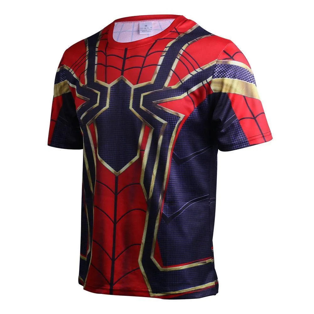 Spider-Man 3D 2018 Avengers Infinity War T-Shirt Spiderman Cosplay Long & Short Sleeve Shirt