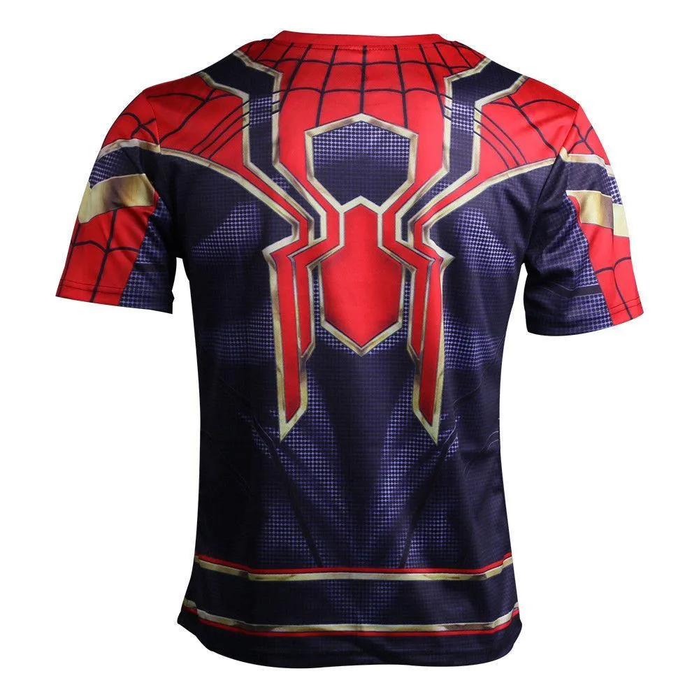 Spider-Man 3D 2018 Avengers Infinity War T-Shirt Spiderman Cosplay Long & Short Sleeve Shirt