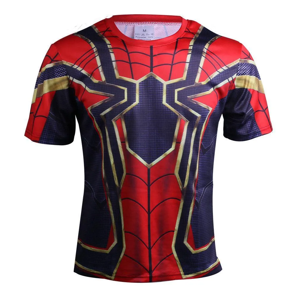 Spider-Man 3D 2018 Avengers Infinity War T-Shirt Spiderman Cosplay Long & Short Sleeve Shirt