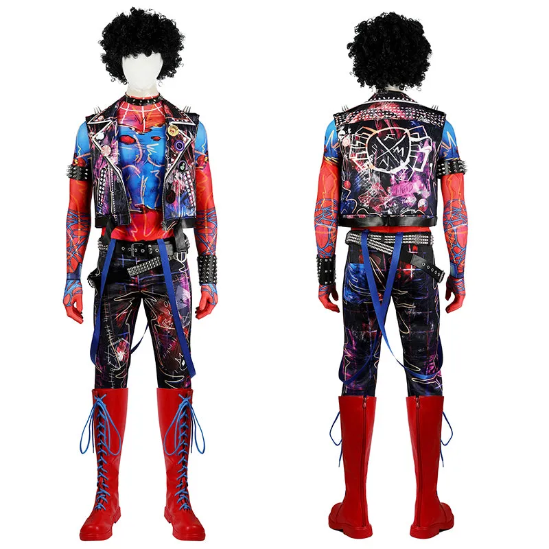 Spider-Man: Across the Spider-Verse Cosplay Hobie Brown Spider-Punk Costume Outfit
