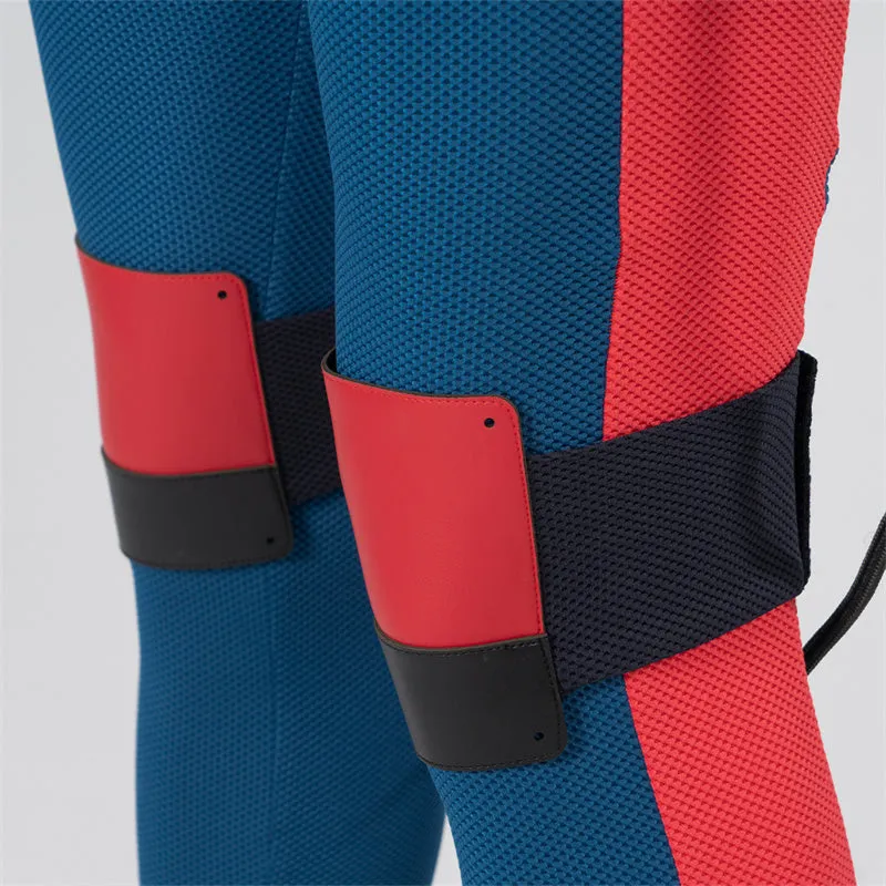 Spider-Man: Freshman Year Cosplay Costume Spiderman Peter Parker Halloween Suit With Shoes Bag