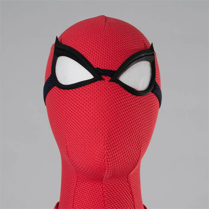 Spider-Man: Freshman Year Cosplay Costume Spiderman Peter Parker Halloween Suit With Shoes Bag