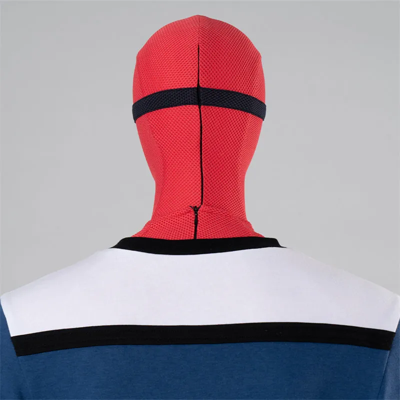 Spider-Man: Freshman Year Cosplay Costume Spiderman Peter Parker Halloween Suit With Shoes Bag