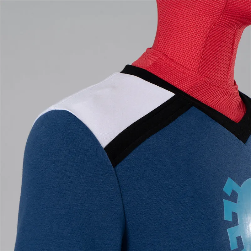 Spider-Man: Freshman Year Cosplay Costume Spiderman Peter Parker Halloween Suit With Shoes Bag