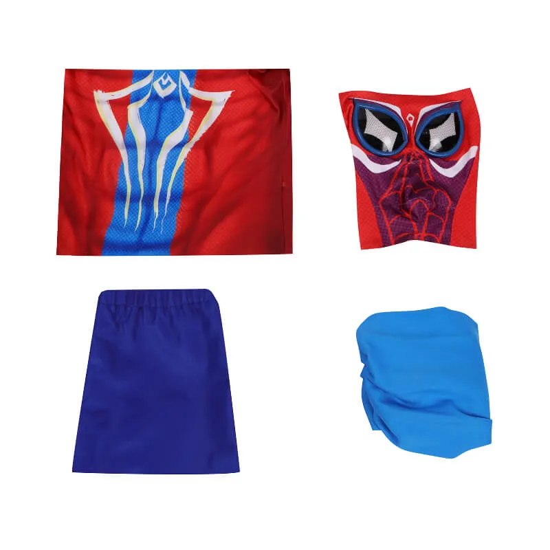 Spider-Man India Pavitr Prabhakar Jumpsuit Spider-Man Across the Spider-Verse 2023 Bodysuit Spiderman Costume