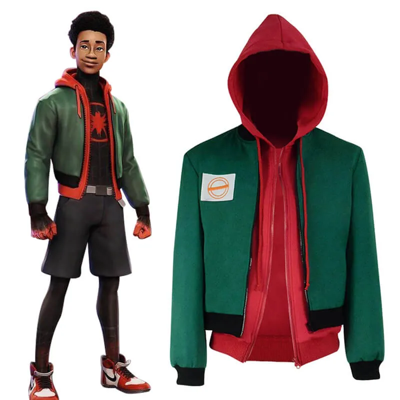 Spider-Man: Into the Spider-Verse Miles Morales Pullover Jacket Costume
