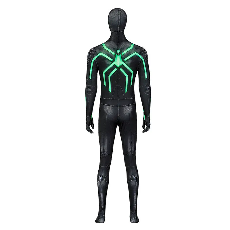 Spider-man PS4 Big Time Cosplay Costume Spider Man Stealth Suit Jumpsuit