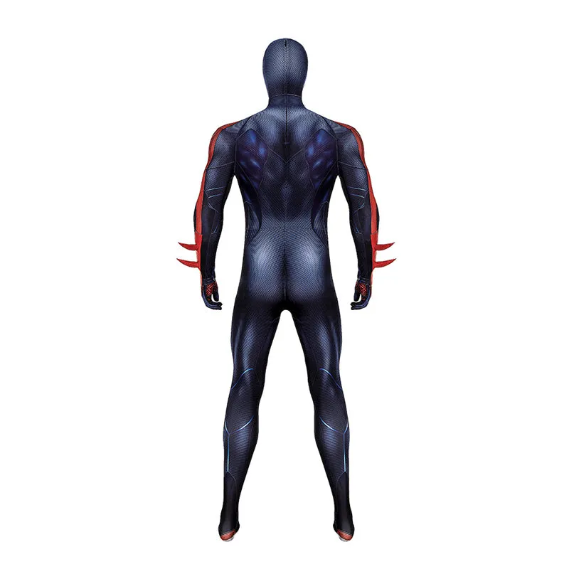 Spiderman 2099 V2 Cosplay Costume Miguel O'Hara Suit Spider Man Halloween Jumpsuit