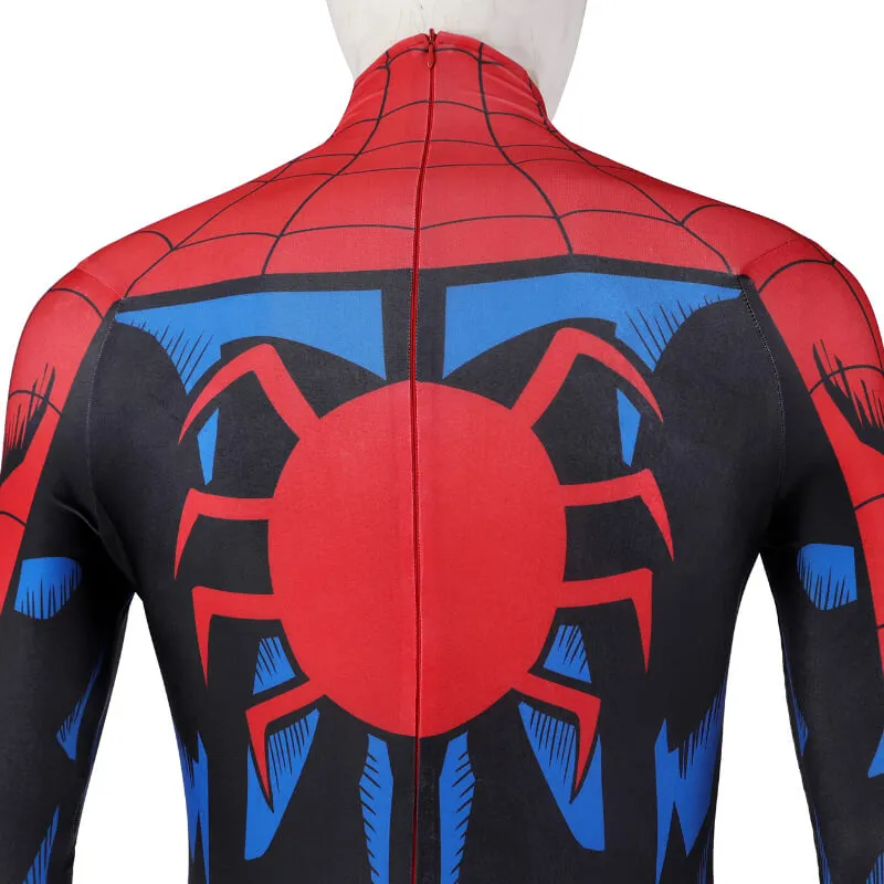 Spiderman PS5 Vintage Comic Book Suit Spiderman Classic Bodysuit Cosplay Costume