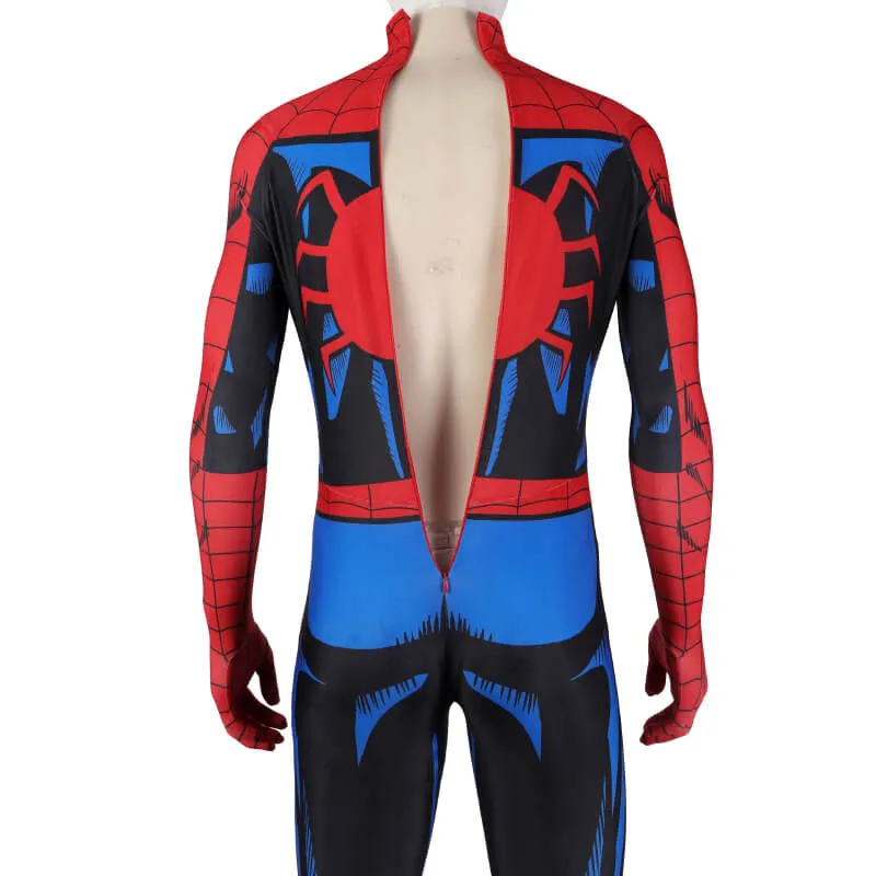 Spiderman PS5 Vintage Comic Book Suit Spiderman Classic Bodysuit Cosplay Costume