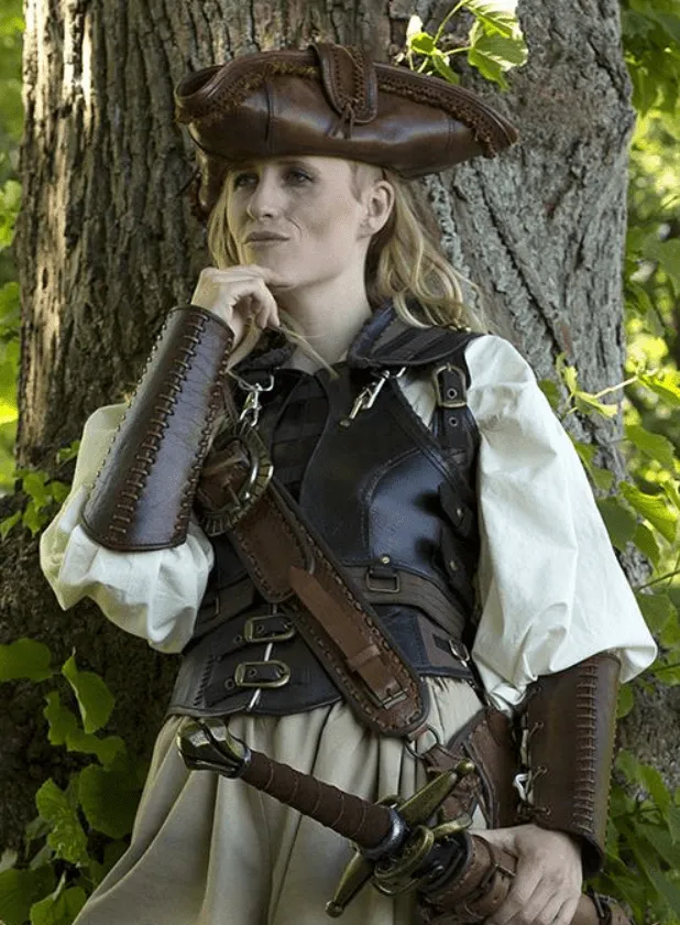 Squires Leather Bracers