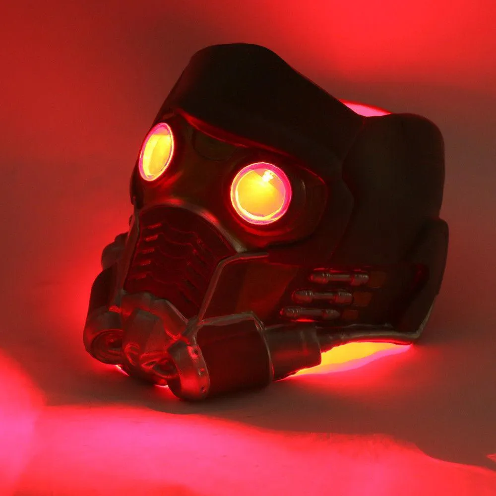 Star-Lord LED Eye Mask Lights Glow Helmet Infinity War Peter Quill Superhero Cosplay
