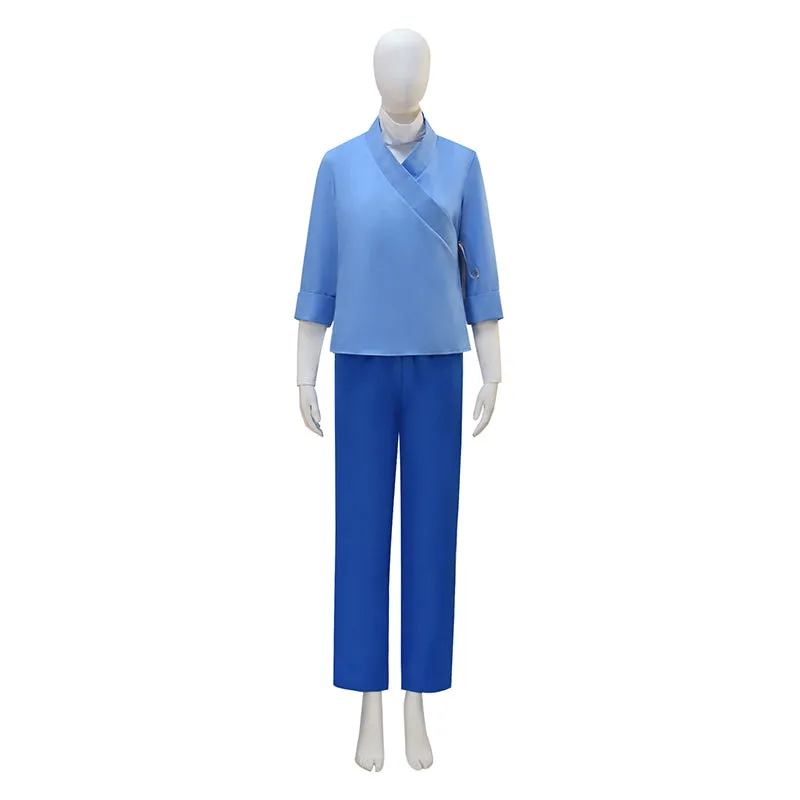 Star Wars Andor Season 1 Leida Mothma Cosplay Costume Blue Halloween Full Set ACcosplay