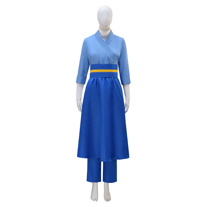 Star Wars Andor Season 1 Leida Mothma Cosplay Costume Blue Halloween Full Set ACcosplay