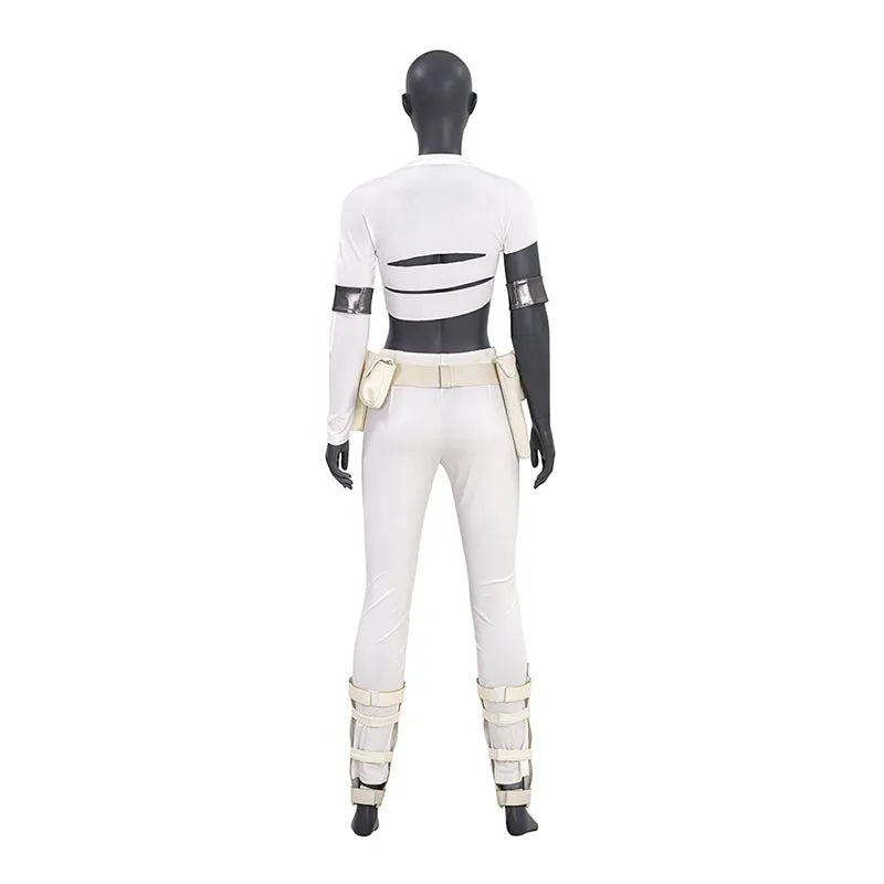 Star Wars Padme Amidala White Cosplay Costume Attack of the Clones Halloween Suit ACcosplay