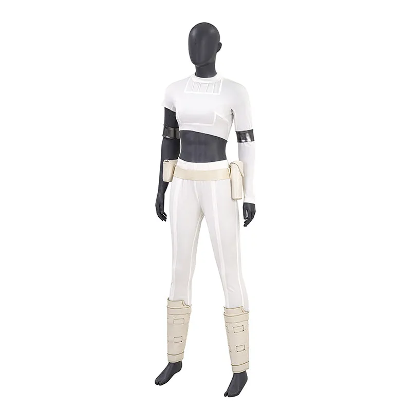 Star Wars Padme Amidala White Cosplay Costume Attack of the Clones Halloween Suit ACcosplay