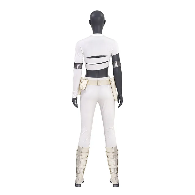 Star Wars Padme Amidala White Cosplay Costume Attack of the Clones Halloween Suit ACcosplay