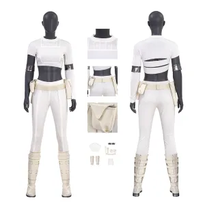 Star Wars Padme Amidala White Cosplay Costume Attack of the Clones Halloween Suit ACcosplay