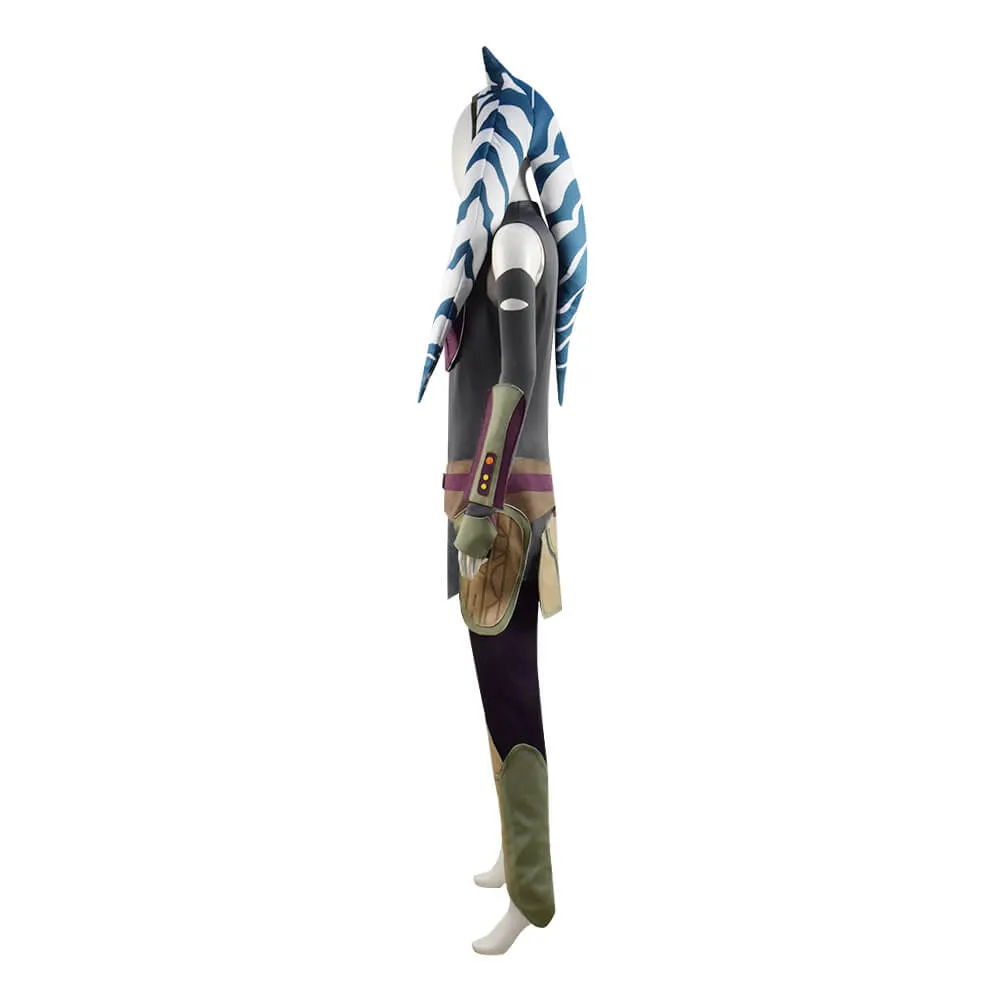 Star Wars Rebels Ahsoka Tano Cosplay Halloween Costume Adults