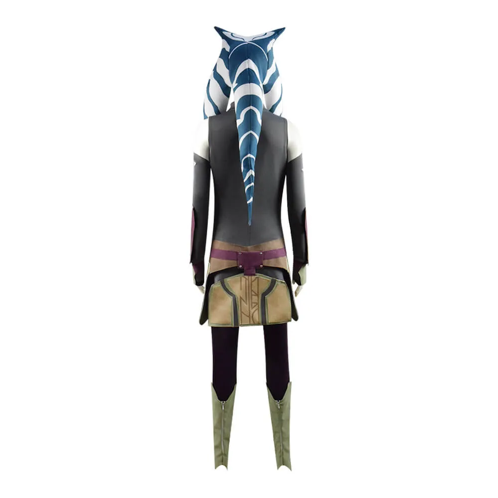 Star Wars Rebels Ahsoka Tano Cosplay Halloween Costume Adults