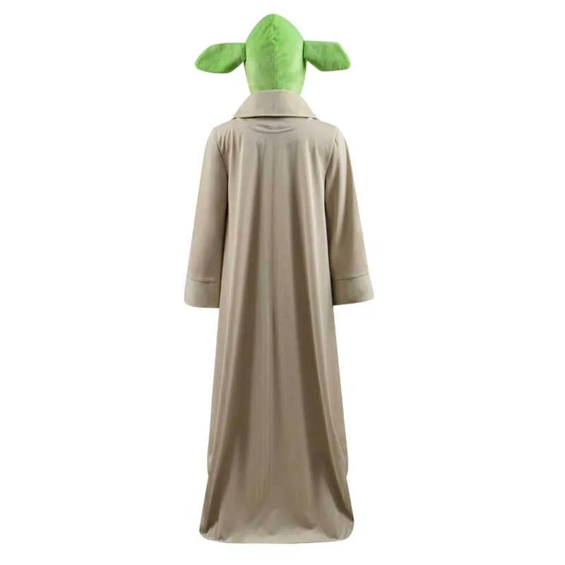 Star Wars The Mandalorian Baby Yoda Cosplay Costume Adult Kids New Version