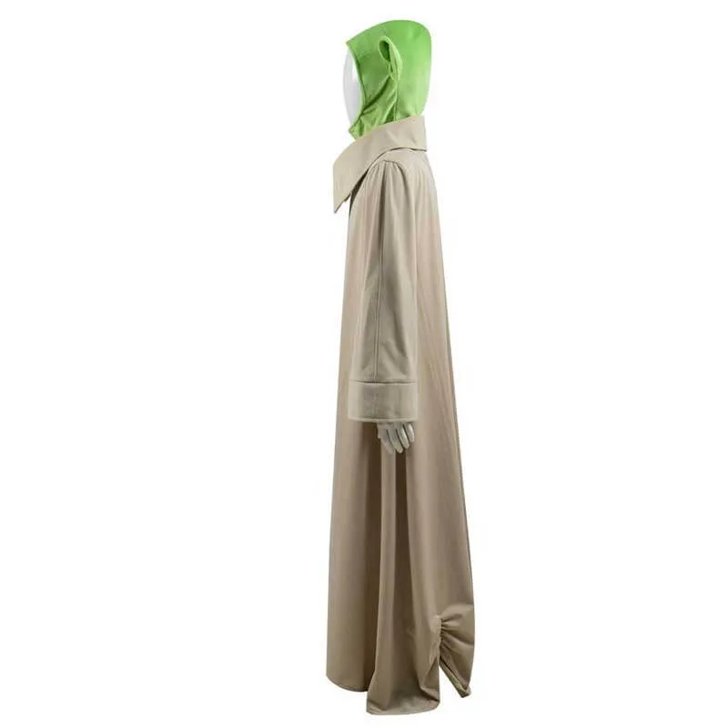 Star Wars The Mandalorian Baby Yoda Cosplay Costume Adult Kids New Version