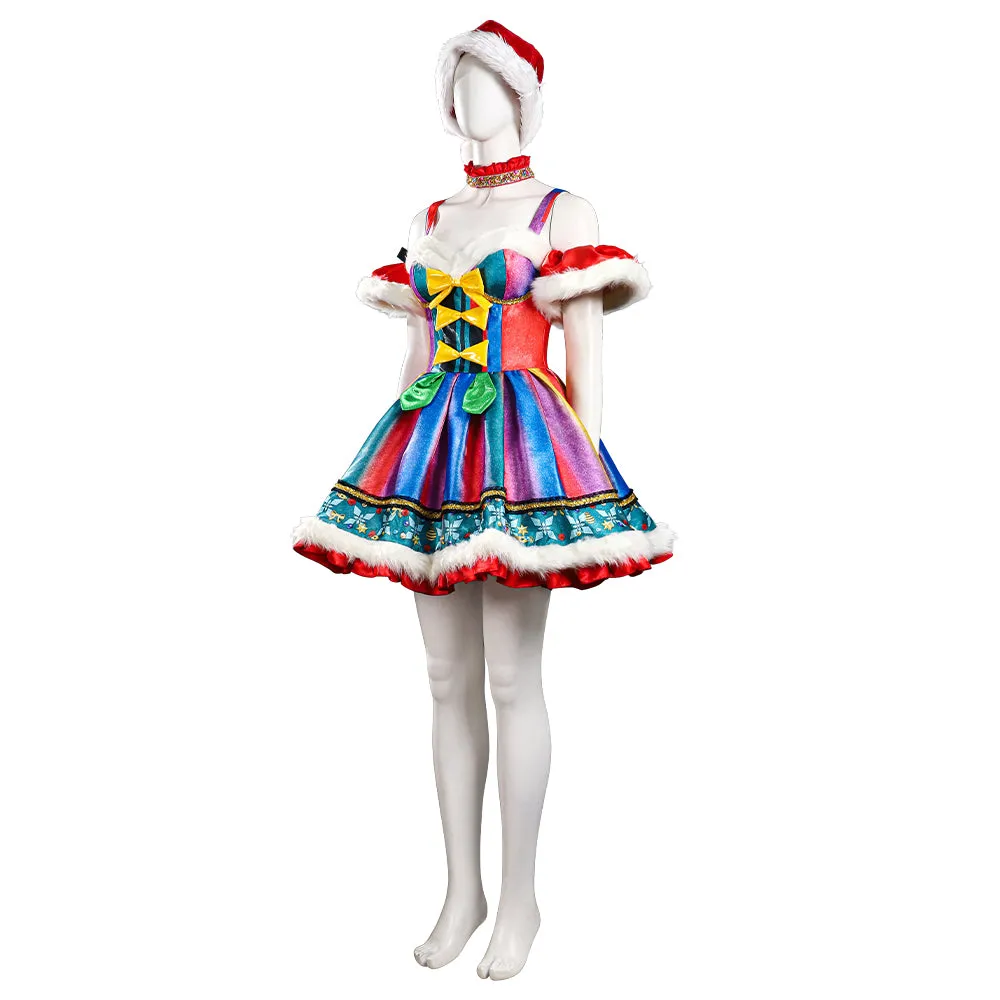 Starry Christmas Suit Who Colorful Christmas Outfit ACcosplay