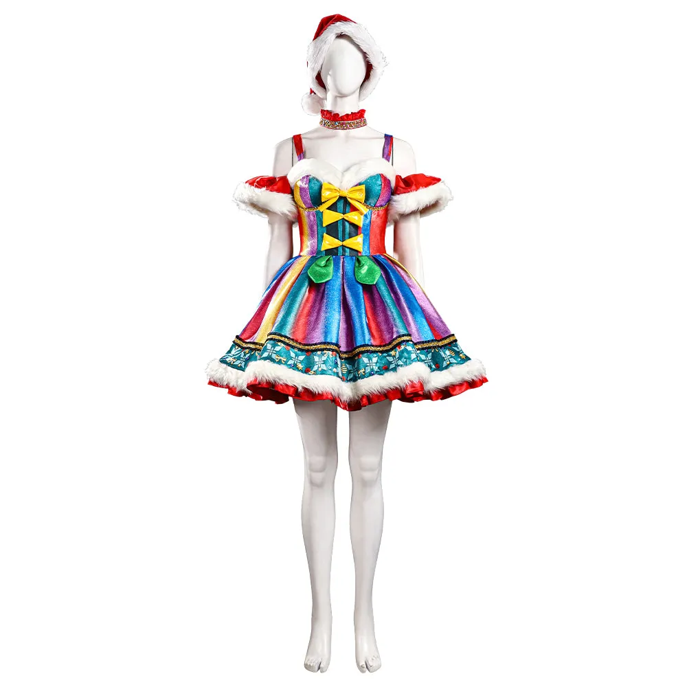 Starry Christmas Suit Who Colorful Christmas Outfit ACcosplay
