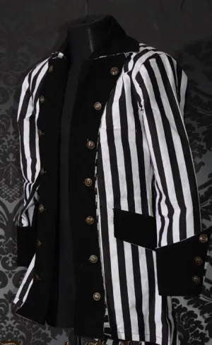 Steampunk Striped Pirate Jacket