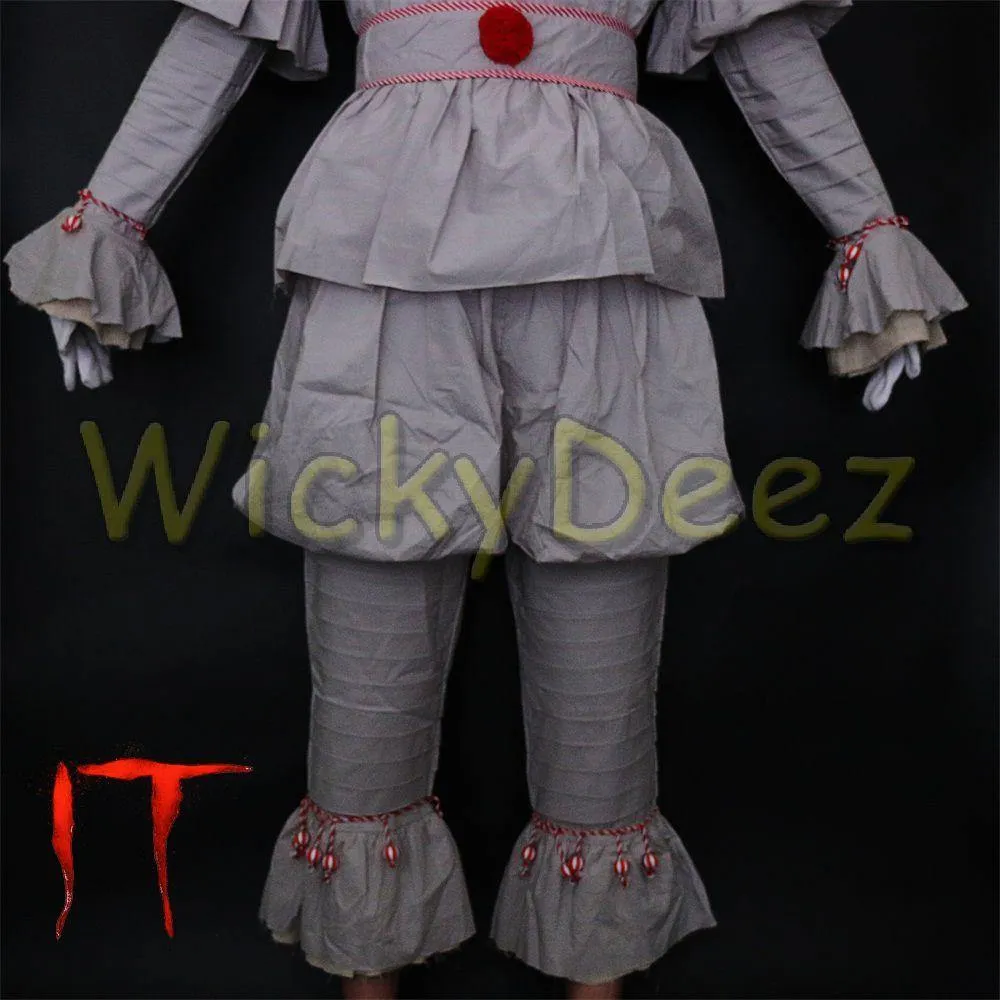 Stephen King's It Pennywise Full Cosplay Costume Halloween Suit