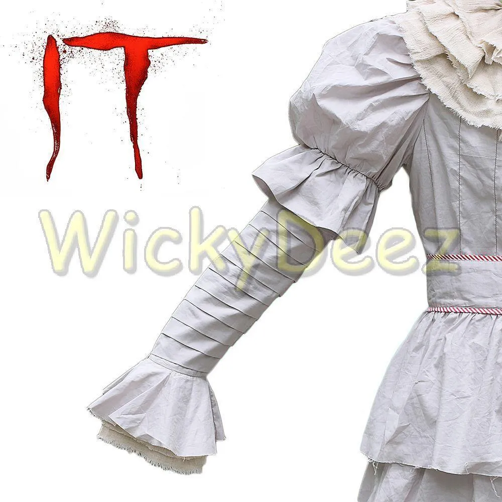 Stephen King's It Pennywise Full Cosplay Costume Halloween Suit