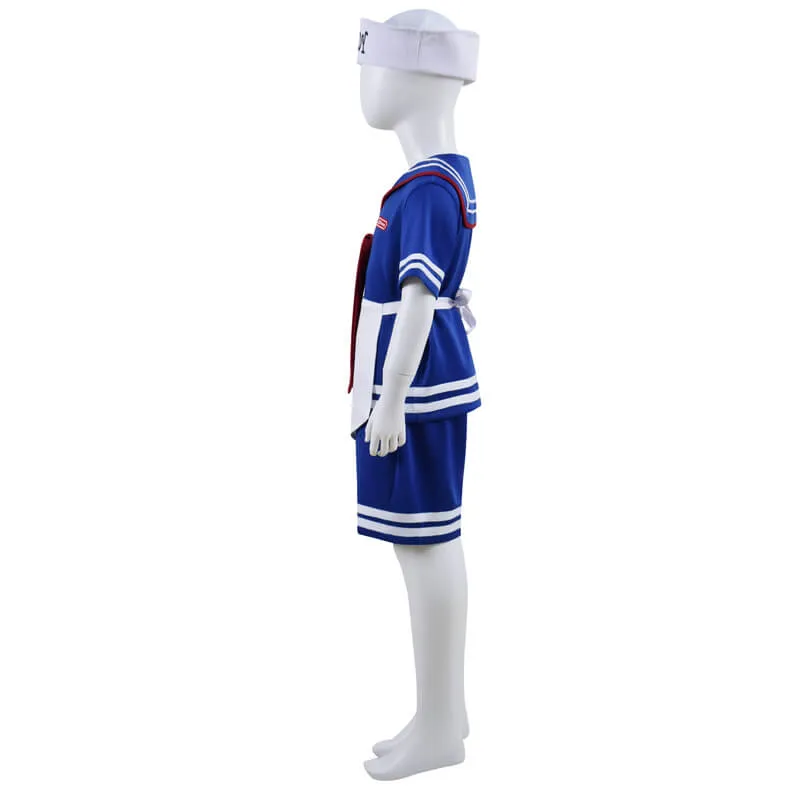 Steve Scoops Ahoy Costume Boys Stranger Things 3 Kids Steve Harrington Cosplay Steve Ice Cream Outfits